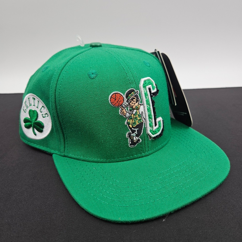 Pro Standard Boston Celtics NBA Snapback Hat Green Leather Button BBC7515704 NEW